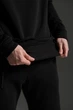 Костюм теплий чоловічий oversize чорний (5212197636/S-M) - зображення 6