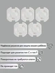 Защита на розетки 10 шт Leluno Заглушки на розетку для защиты детей от электричества, Заглушки для розеток с поворотным механизмом Белые - изображение 12