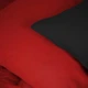 Пододеяльник MirSon Фланель 002-009 Black/Red 110х140 см (2200009656651) - изображение 4
