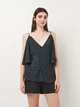 Футболка женская Zara 8520/956 L Темно-зеленая (08520956409044) - изображение 1