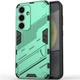 Защитный чехол с подставкой Deexe Bibercas для Samsung Galaxy A56 (A566) - Green - изображение 2