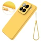 Силіконовий (TPU) чохол Deexe Silicone Case для Xiaomi 15 - Yellow - зображення 2