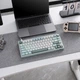 Клавиатура Royal Kludge R75 Wired UA\RU\ENG Cherry Profile (Silver Switch) Sky Cyan Зеленый (RK-R75UARUENG-CHP-SS-SC) - изображение 2