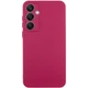 Чохол TPU GETMAN Liquid Silk Full Camera Samsung Galaxy S24 FE Бордовий / Marsala - зображення 1