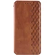 Кожаный чехол-книжка GETMAN Cubic (PU) для Samsung Galaxy S24+ Коричневый - изображение 1