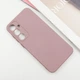 Чохол TPU GETMAN Liquid Silk Full Camera Samsung Galaxy S24 FE Рожевий / Pink Sand - зображення 2