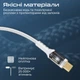 Кабель Promate Lucidline-CC200 USB-C to USB-C 100W Power Delivery 2 м White (lucidline-cc200.white) - зображення 5