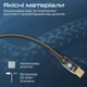 Кабель Promate Lucidline-CC200 USB-C to USB-C 100W Power Delivery 2 м Black (lucidline-cc200.black) - зображення 5