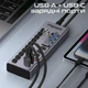 USB-C хаб 10-в-1 Promate Gegahub-5G Grey (gegahub-5g) - зображення 3
