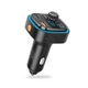 Bluetooth FM-трансмітер ХО BCC08 USB-A OTG/USB-A/USB-C Black (BCC08.black) - зображення 1