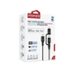 Кабель Promate PowerLink-CCi USB-C to USB-C/Lightning 1.2 м Black (powerlink-cci.black) - зображення 8