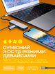 Usb хаб переходник type c на юсб 4в1 hub адаптер с юсб на тайп си для ноутбука смартфона планшета пк компактный концентратор разветвитель 4 порта 4K hdmi 2xUSB3.0 5Gbs PD hub 4in1 - изображение 7