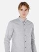Рубашка хлопковая мужская Colin's CL1064017GRA M Gray (8684112157559) - изображение 4