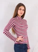 Гольф в полоску BEBE PLUS 21033 L (31713L) Красный - изображение 3