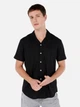 Рубашка хлопковая летняя мужская Colin's CL1067069BLK S Black (8684112207223) - изображение 1