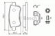 Колодка гальм. диск. RENAULT GRAND SCENIC III 1.4-2.0 09-, MEGANE III 08- задн. (вир-во Bosch) Bosch (0986494384) - зображення 8