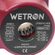 Насос циркуляційний Wetron 100 Вт Hmax 6 м Qmax 50 л/хв Ø1½" 180 м Бордовий + гайки Ø1" (774232) - зображення 4