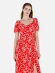 Платье миди летнее женское Colin's CL1068982RED S Red (8684112210773) - изображение 3
