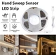 Світлодіодна стрічка Hand Sweep Sensor з ІЧ-датчиком безконтактним вимикачем 5 метрів - изображение 2