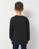 Подростковый теплый свитшот на флисе для мальчика Levis Lvb-Batwing Crewneck Sweatshirt 9E9079-023-LW 170-176 см (16A) Черный (3665115046465) - изображение 2