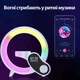 Нічник G-Smart HM-2309 з бездротовою зарядкою та Bluetooth-колонкою 7в1 (Білий) - зображення 2