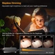 Лампа для чтения аккумуляторная Gritin 16 LED Rechargeable Book Light 1000mAh від 6 до 80ч работы, black (GM1331) - изображение 3