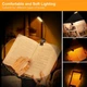 Лампа для чтения аккумуляторная Gritin 16 LED Rechargeable Book Light 1000mAh від 6 до 80ч работы, black (GM1331) - изображение 4