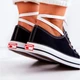 Trampki damskie materiałowe do kostki Cross Jeans JJ2R4011C 39 Czarne (8697319243918) - obraz 8