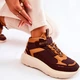 Sneakersy damskie na platformie Big Star KK274404 37 Brązowe (5900714580353) - obraz 2