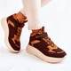 Sneakersy damskie na platformie Big Star KK274404 37 Brązowe (5900714580353) - obraz 5