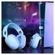 Беспроводные игровые Bluetooth наушники Onikuma B2 Геймерская гарнитура с микрофоном White - изображение 4