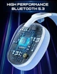 Беспроводные игровые Bluetooth наушники Onikuma B2 Геймерская гарнитура с микрофоном White - изображение 11