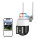 IP камера видеонаблюдения RIAS PTZ-Q15 4G (v380 APP) Wi-Fi 4G 2MP уличная с удаленным доступом White (3_05856) - изображение 3
