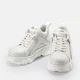 Sneakersy damskie na wysokiej platformie Buffalo Calzature 1630702 41 Biały/Srebrny (4061516514258) - obraz 4