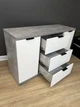 Комод Komfort 3+2 1300x850x450 мм. Бетон/Білий - изображение 2