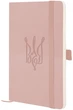 Книга записна Axent Partner Soft Skin Воля 125x195 мм 96 аркушів у клітинку Пудрова (8616-24-3-A) - зображення 1