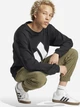 Лонгслив мужской Adidas Not Sports Specific M Bl Sj Ls T In6180 M Black/White (4067905743537) - изображение 3