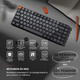 Клавиатура беспроводная Keychron K3 Max Gateron MX 2.0 Brown QMK White Led Eng/Ukr Wireless/Bluetooth/USB Black (K3MA3_KEYCHRON) - изображение 9