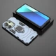 Чехол Fiji Ring для Xiaomi Redmi Note 13 бронированный бампер с кольцом подставкой темно-синий - изображение 4