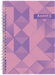 Блокнот на спирали Axent А5 в клетку 96 листов Розовый (8032-36-A) - изображение 1
