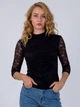 Блуза з мереживом Only 116330542 S (82942S) Чорний - зображення 1