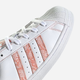 Sneakersy damskie do kostki adidas Originals Superstar W IE3007 38 (5UK) Biały/Brzoskwiniowy (4066765897930) - obraz 8