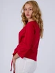 Блуза з декором Only 117351511 L (82845L) Червоний - зображення 2