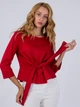 Блуза з декором Only 117351511 L (82845L) Червоний - зображення 4