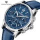 Чоловічий годинник Pagani Design YS008 Silver-Blue - зображення 2