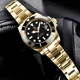 Мужские механические часы Pagani Design PD-1661 Submariner Gold-Black - изображение 4