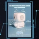 Светодиодный электронный настольный будильник в виде робота Robot clock Белый - изображение 4