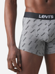 Набір трусів-боксерів чоловічих бавовняних Levi's Logo Aop Boxer Brief Org Co 701227428-002 XL 2 шт Сірий (8720245581608) - зображення 8