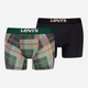 Набір трусів-боксерів чоловічих бавовняних Levi's Plaid Aop Boxer Brief 2P 701229540-001 M 2 шт Чорний/Зелений (8720245657129) - зображення 1