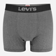 Набір трусів-боксерів чоловічих бавовняних Levi's Herringbone Boxer Brief 2P 701229543-003 XL 2 шт Чорний/Сірий (8720245660174) - зображення 2